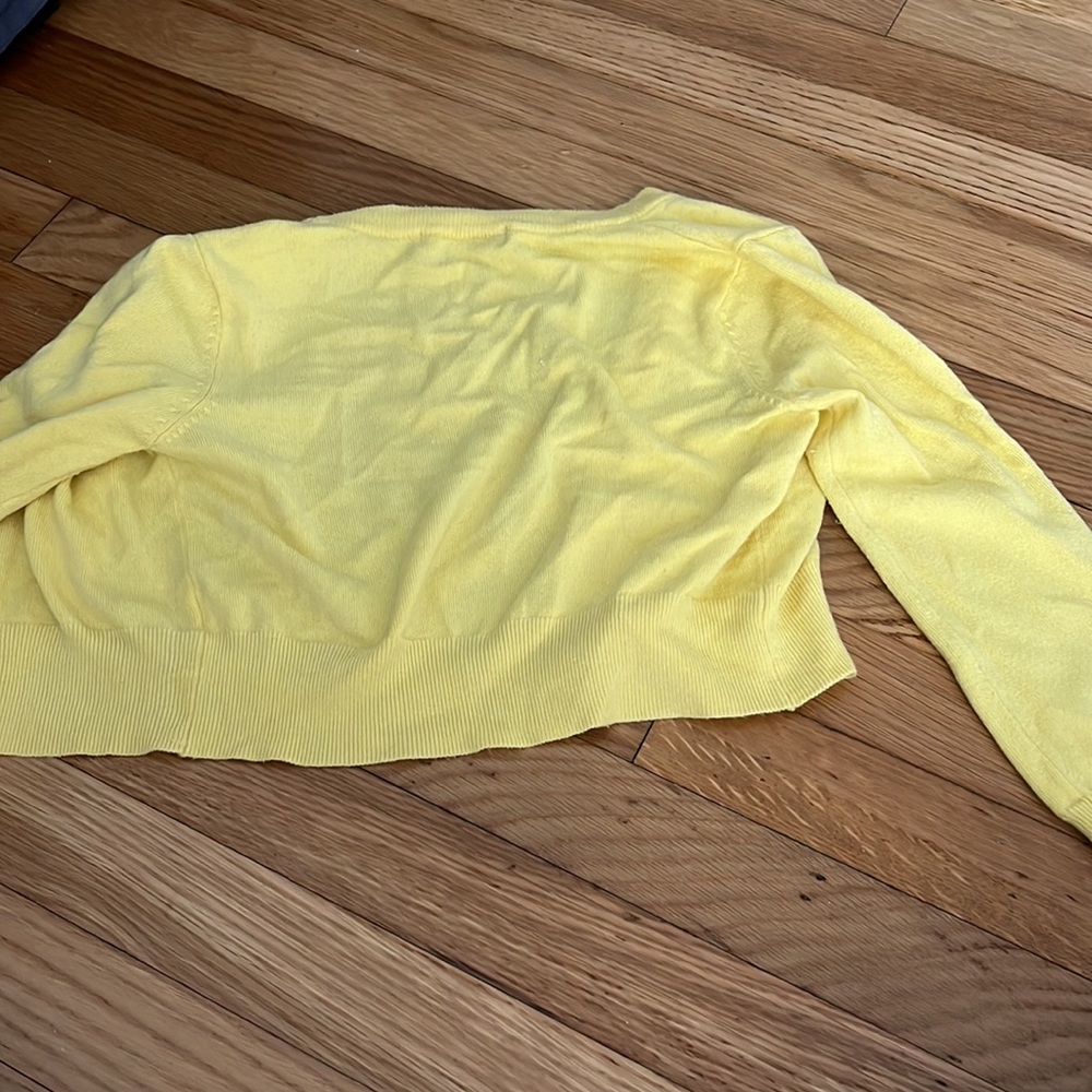 yellow button down - Picture 2 of 2